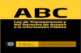 ABC ley 1712 editado - Observatorio de Transparencia y ... ley 1712 editado.pdf · La Ley 1712 de 2014 o de Transparencia y del Derecho de Acceso a la Información Pública Nacional