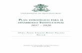 Plan estratégico Para el institucional 2017 - 2020sigc.uqroo.mx/04_documentos_generales/pedi/pedi_uqroo_2017_202… · Plan de medios y comunicación social 29 3.2 ... realizar investigación