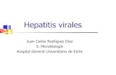Juan Carlos Rodríguez Díaz S. Microbiología Hospital General … · 2013. 4. 24. · Todos los sueros positivos deben ser confirmadas por Western Blot Las proteínas del virus