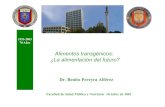 Presentación de PowerPoint - Respynrespyn2.uanl.mx/especiales/ee-4-2003/08.pdf · Organismos transgénicos, genoma humano Terapia inmunológica y genética Biosensores. III Cumbre