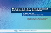 Regulación emocional en la práctica clínica: una …...3.2 Modelo integrativo de regulación emocional (MIRE)..... 24 3.2.1 Aspectos generales ..... 25 VII VIII Regulación emocional