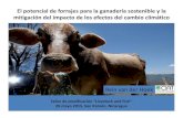 El potencial de forrajes para la ganadería sostenible y la ... · El potencial de forrajes para la ganadería sostenible y la mitigación del impacto de los efectos del cambio climático