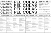 Madrid — 28012 @salaequismadrid PELICULASsalaequis.es/wp-content/uploads/2019/04/Programa-Mano...19h: VAN GOGH, A LAS PUERTAS DE LA ETERNIDAD Julian Schnabel, 2018 - VOSE, 111’