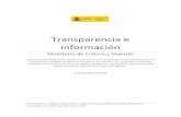 Transparencia e información - Ministerio de Cultura …c5ba8ded-f423...Transparencia e información Ministerio de Cultura y Deporte Información detallada de las actividades de tratamiento