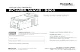 Manual del Operador POWER WAVE S500€¦ · power wave ® s500