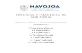 Principios Éticos - H. Ayuntamiento de Navojoa · Los papeles de trabajo son el conjunto de documentos que contienen la información obtenida por el auditor en su revisión, así