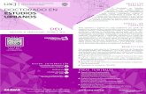 DOCTORADO EN ESTUDIOS URBANOS - UACJ - 2.pdf · Ciudad y Procesos de Estructuración Urbana Estructura y Movilidad Urbanas. Planeación, Gestión y Políticas del Desarrollo Urbano.