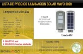 Lampara led solar 40W€¦ILUMINACION LED REFLECTORES 20W 30W 50W 50W RGB 100W $ 23,955 Garantía 1 AÑO Iluminación de escenarios deportivos, parques, zonas verdes, zonas exteriores,