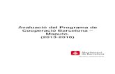 Avaluació del Programa de Cooperació Barcelona – Maputo ... · La present avaluació se centra en l’anàlisi de l'eina com a conjunt, no dels projectes i accions particulars