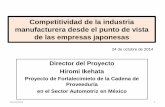 Competitividad de la industria manufacturera desde el ... · 9. Las 5S´s son la base de KAIZEN 10. Razones por las cuales no se logran implementar las 5S´s. 11. “Shitsuke (disciplina)”