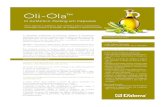 Oli-Ola-2 · Estimula a renovação celular e modula a taxa de crescimento e apoptose de queratinócitos Diminui os efeitos deletérios causados pela radiação ultravioleta Nutricosmético