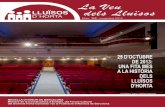 FOTOGRAFIA: ENRIC I JOAQUIM TERRADAS · Aquest any ha estat el torn de la sala del teatre amb una remodelació quasi total, encetant les obres amb un canvi del sòl de la sala amb