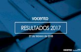 RESULTADOS 2017 - VocentoSocial€¦ · Resultados 2017 PERDIDA DE CORRELACION ENTRE MACRO Y MERCADO PUBLICITARIO Evolución de la variación del mercado publicitario 2012-2017 (serie