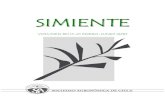 SIMIENTE - SACH 80(1-2)enero-junio2010.pdf · III Simiente 80(1‐2): I‐IV; 2010 enero‐junio 2010 NORMAS DE ESTILO Titulo (español e inglés).Descripción concisa y única del