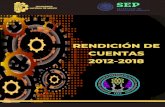 RENDICIÓN DE CUENTAS 2012-2018 · RENDICIÓN DE CUENTAS 2012 - 2018 12 4.2 Capacitación del Profesorado 4.2.1 Formación Docente Los programas educativos ofertados por el Tecnológico