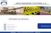 Aries Ingeniería y Sistemas · SISTEMAS DE ENSAYO AVANZADOS: Laboratorios Estructurales : - Mesas de Vibración - Sistemas de Ensayo Estructural Bancos de Ensayo Servo-Hidráulico