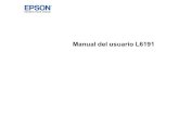 Manual del usuario L6191Manual del usuario L6191..... 13 Características generales del producto ..... 14 Uso del panel de control..... 14 Botones e indicadores del panel de control.....