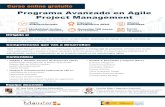Programa Avanzado en Agile Project Management · 2020. 6. 11. · Imparte: Subvenciona: Programa Avanzado en Agile Project Management Diploma acreditativo SEPE 100% subvencionado