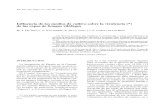 Influencia de los medios de cultivo sobre la …Bol. San. Veg. Plagas, 21: 439-444, 1995 Influencia de los medios de cultivo sobre la virulencia de las cepas de hongos xilófagos M.