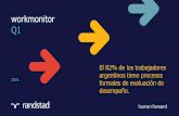 desempeño. formales de evaluación de argentinos …Según surge de la encuesta, el 57% de los trabajadores argentinos asegura que en su organización se los alienta a dar feedback