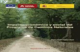 Impacto económico y social del Programa de Caminos Naturales · 2020. 6. 12. · 2.2.1. Generalidades sobre los senderos señalizados La extensión de los senderos señalizados es