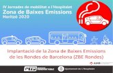 Barcelona, Setembre de 2018 - PTP · 2020. 6. 10. · sense etiqueta Desembre 2018–cotxe i motos sense etiqueta 1 | VEHICLES AFECTATS I EXEMPCIONS. Implantació de la Zona de Baixes