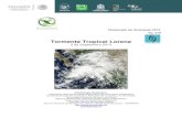 Tormenta Tropical Lorena - LaNGIFlangif.uaslp.mx/documentos/AlertaClimatica/Alerta No. 19 - TT Lorena.pdfLa tormenta tropical “Lorena” perdiendo intensidad, el 7 de septiembre