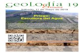 Priego: Escultura del Aguaa...las rocas sedimentarias se plegaron, se fracturaron y se elevaron hasta formar la Cordillera Ibérica, cuyo margen más occidental en esta zona lo constituye