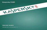 Kaspersky PURE 3 · PDF file Este documento es la guía del usuario de Kaspersky PURE. Para una utilización adecuada de Kaspersky PURE, debe estar familiarizado con la interfaz del