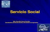 Servicio Social - UNAM · 2017. 6. 5. · servicio social, copia del CURP para dar de alta al pasante en el ISEM Seminario “ Eligiendo mi mejor opción de servicio social ” MAYO