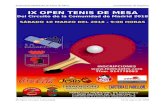 Federación Madrileña de Tenis de Mesa Ayuntamiento de Daganzo · 2018. 3. 23. · Federación Madrileña de Tenis de Mesa Ayuntamiento de Daganzo _____ IX Open Circuito Comunidad