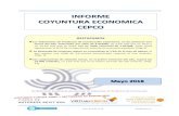 INFORME COYUNTURA ECONOMICA CEPCOclusterpiedra.com/.../Informe_Coyuntura_CEPCO_Mayo_2018.pdf · 2018. 7. 10. · Informe Coyuntura CEPCO Mayo 2018 Página 3 Empleo Ante las cifras