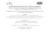 UNIVERSIDAD DE GUAYAQUILrepositorio.ug.edu.ec/bitstream/redug/34760/1/TESIS FINAL... · 2020. 4. 15. · IV FACULTAD DE CIENCIAS ADMINISTRATIVAS CARRERA INGENIERÍA COMERCIAL UNIDAD