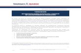 TARGOBANK · 2020. 1. 3. · Información sobre Instrumentos Financieros TARGOBANK, S.A.U. Domicilio social: C/ Ramírez de Arellano, 29, 28043 - MADRID. Reg. Merc. de Madrid, Tomo