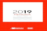 MEMORIA · 2020. 7. 21. · 04 #Memoria 2019. Desarrollar técnicas de análisis, argumentación e interpretación que permitan valorar correctamente las pruebas y evidencia aportadas