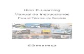 Hino E-Learning Manual de Instruccionesasp-learning.com/culg_outguide-esp/LearnerGuideEsp.pdfHino E-Learning Manual de instrucciones para el Técnico de Servicio Inicio/Cierre de sesión