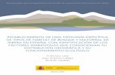 ESTABLECIMIENTO DE UNA TIPOLOGÍA ESPECÍFICA DE TIPOS DE HÁBITAT DE … · 2020. 7. 6. · Tabla 1 Tipos, subtipos y variantes principales de los bosques de ribera en España y