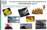 Charlas de divulgación científica EXPOMINER 2017media.firabcn.es/content/S002017/docs/Ponentes_Divulga... · 2017. 10. 3. · Charlas divulgativas EXPOMINER 2017 Como en ediciones