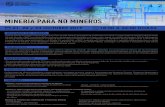 MINERÍA PARA NO MINEROS OCTUBRE MINERÍA PARA NO... · PDF file 2019. 9. 30. · Planeamiento de Minado MBA. FERNANDO GALA - Ingeniero de Minas MBA, ESAN con especialización en