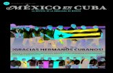 ¡GRACIAS HERMANOS CUBANOS! · Cuba, y Casa Bella S.A, de México en el sector textil de Cuba (uniformes corporativos, ropa de trabajo, lencería y decoración hotelera). La ceremonia