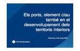 Els ports, element clau també en el desenvolupament dels … · 2018. 10. 25. · Manresa, 4 de maig2012. Font: UNCTAD, Review of maritime transport 2011 Amèrica Àsia Europa 19,1
