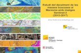 Decaïment de les masses boscoses al Maresme, 2015-2016 · Restauració i Millora Forestal, Cabrera de Mar, 26 d’abril del 2018 Fotointerpretació i comparació en diferents àrees