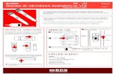 MIC - 288 V0.0 Sistema de micrófonos inalámbricos VHF...Sistema de micrófonos inalámbricos VHF Manual de Instrucciones V0.0 0918A MIC - 288 Lea cuidadosamente este instructivo