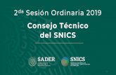 Consejo Técnico del SNICS...1. Acta de la Sesión Anterior Se informa que el Acta de la Primera Sesión Ordinaria del Consejo, realizada el 01 de abril de 2019, se encuentra firmada