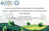 Presentación de PowerPoint - Extremadura · 2019. 3. 11. · el agua en extremadura la importancia del regadÍo situaciÓn total explotacion estudio / ejecuciÓn superficie regable