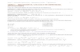 TEMA 7 – INICIACIÓN AL CÁLCULO DE DERIVADAS. APLICACIONES · 2013. 4. 25. · Tema 7 – Derivadas. Aplicaciones – Matemáticas CCSSI – 1º Bachillerato 1 TEMA 7 – INICIACIÓN