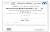 MergedFile - KARANDIKAR LAB · 2018. 10. 19. · This certificate remains valid for the Scope of Accreditation as specified in the annexure subject to continued satisfactory compliance