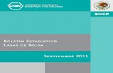 Boletín Estadístico Casas de Bolsa Septiembre 2011 · 2011. 11. 8. · 3 El presente boletín se elaboró por personal de la Comisión Nacional Bancaria y de Valores a partir de