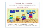 CONTENIDO DE “PASO A PASO”....2014/12/01  · modo natural a partir del manejo del lenguaje oral (de un universo vocabular básico infantil, que se emplea de manera aislada y estructurada