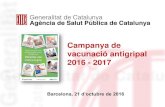 Campanya de vacunació antigripal 2016 - 2017upload.ripollet.cat/FILES/PDF/dossier-campanya-vacunacio... · 2016. 10. 24. · Temporada PIDIRAC 2015-2016. L’activitat gripal durant